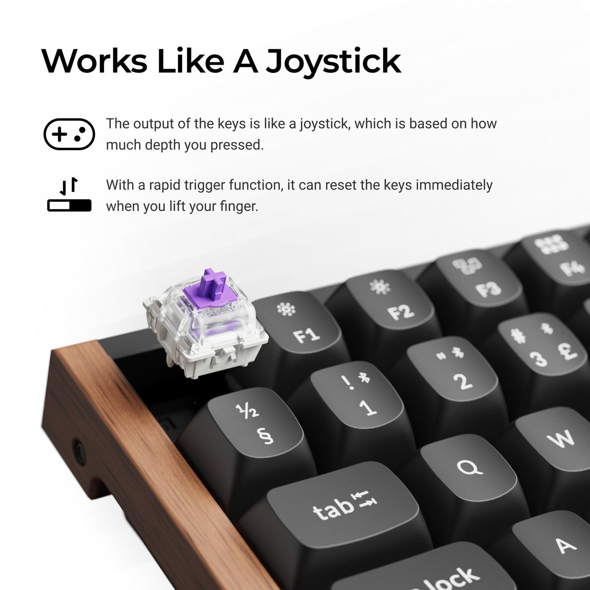 Keychron K4 HE ISO Magnetic Switch Features