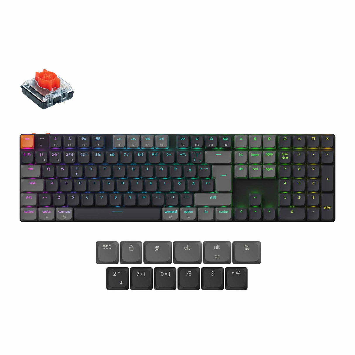 Keychron K5 QMK Wireless Mechanical Keyboard (ISO Layout) - Version 2