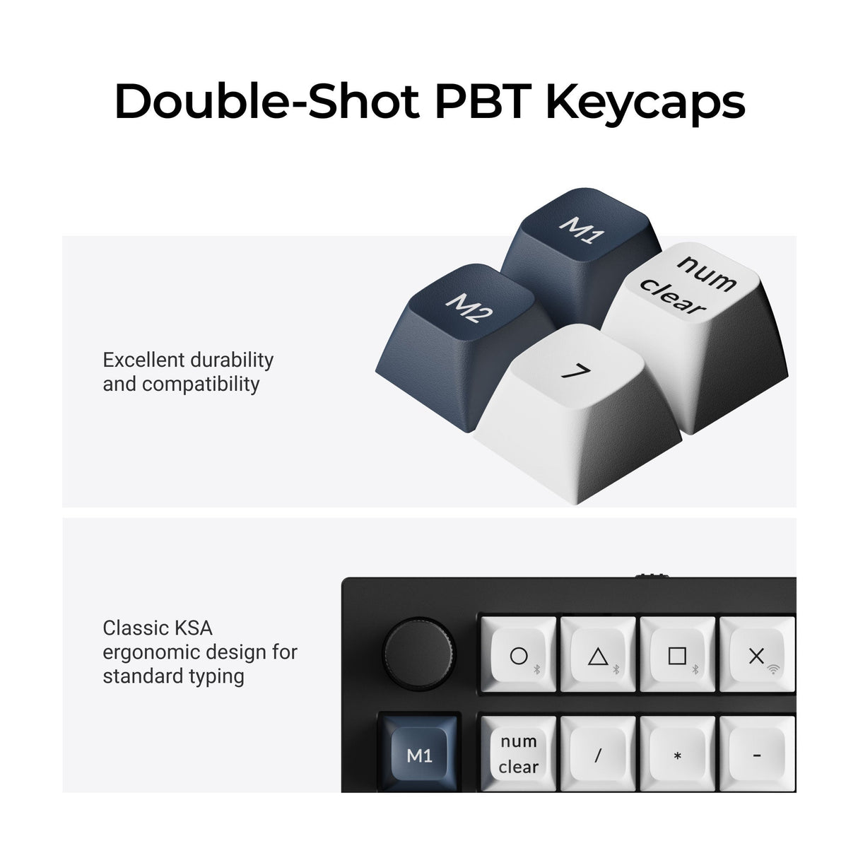 Keychron Q0 Max Double-shot PBT Keycaps