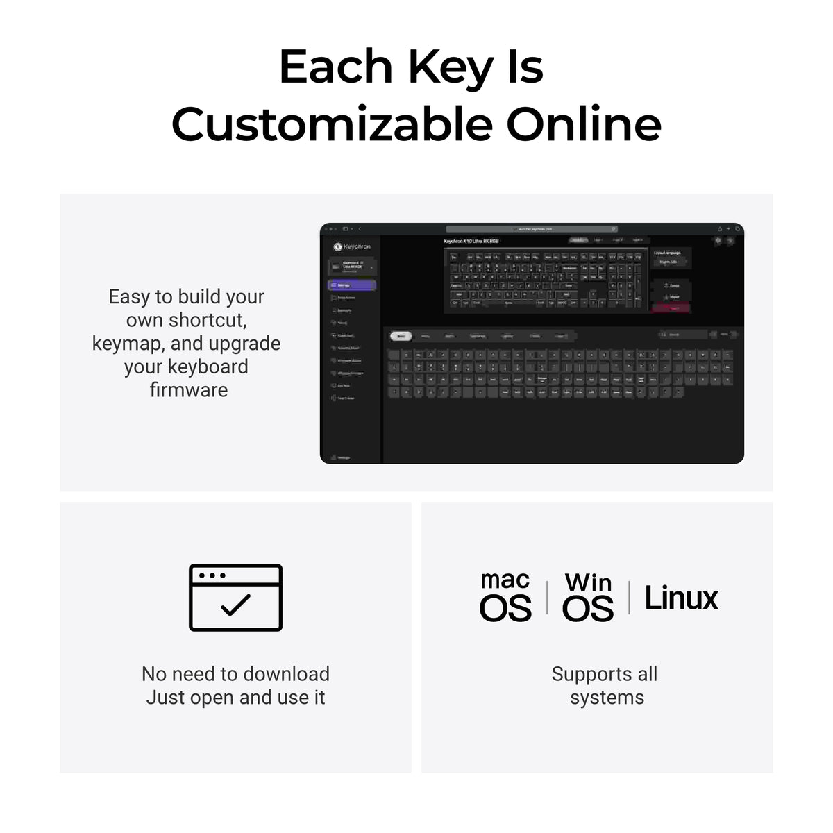 Keychron K10 Ultra 8K Wireless Custom Mechanical Keyboard