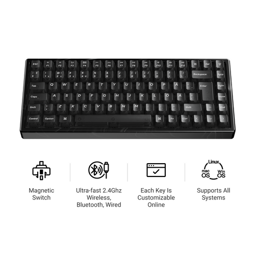 Keychron K2 HE SE Wireless Magnetic Switch Custom Keyboard - Resin Edition