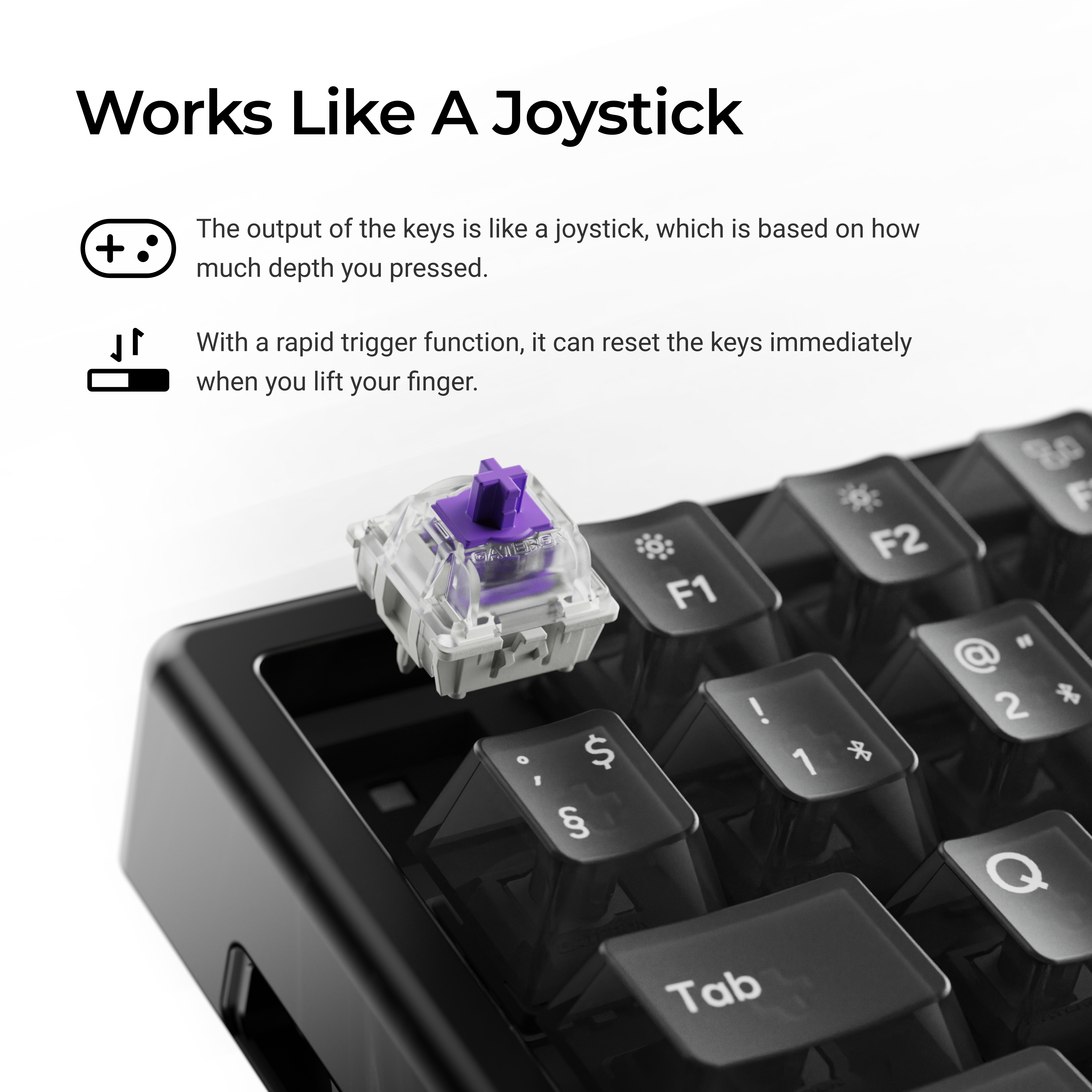 Keychron K2 HE SE Wireless Magnetic Switch Custom Keyboard - Resin Edition