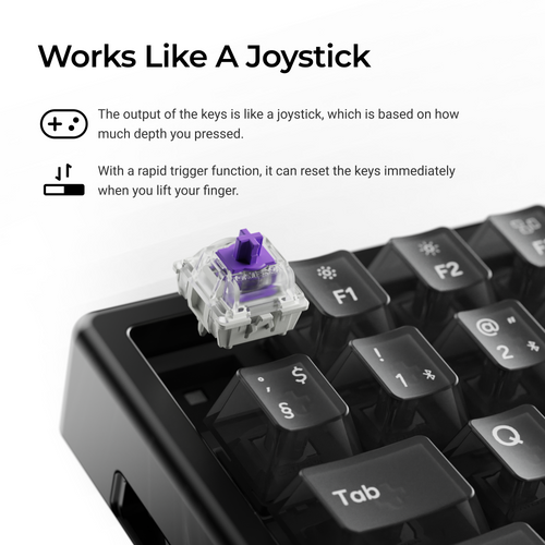 Keychron K2 HE SE Wireless Magnetic Switch Custom Keyboard - Resin Edition