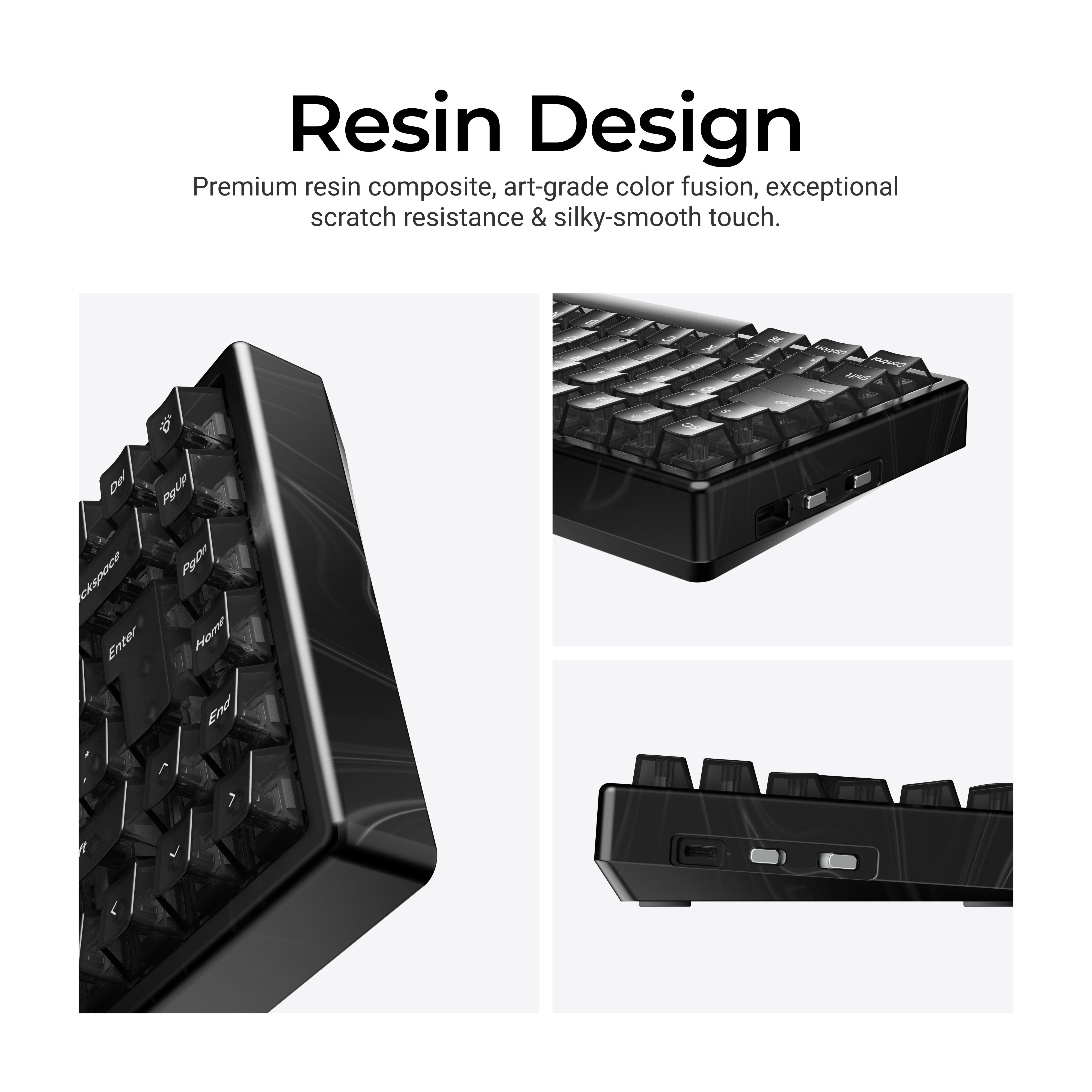 Keychron K2 HE SE Wireless Magnetic Switch Custom Keyboard - Resin Edition
