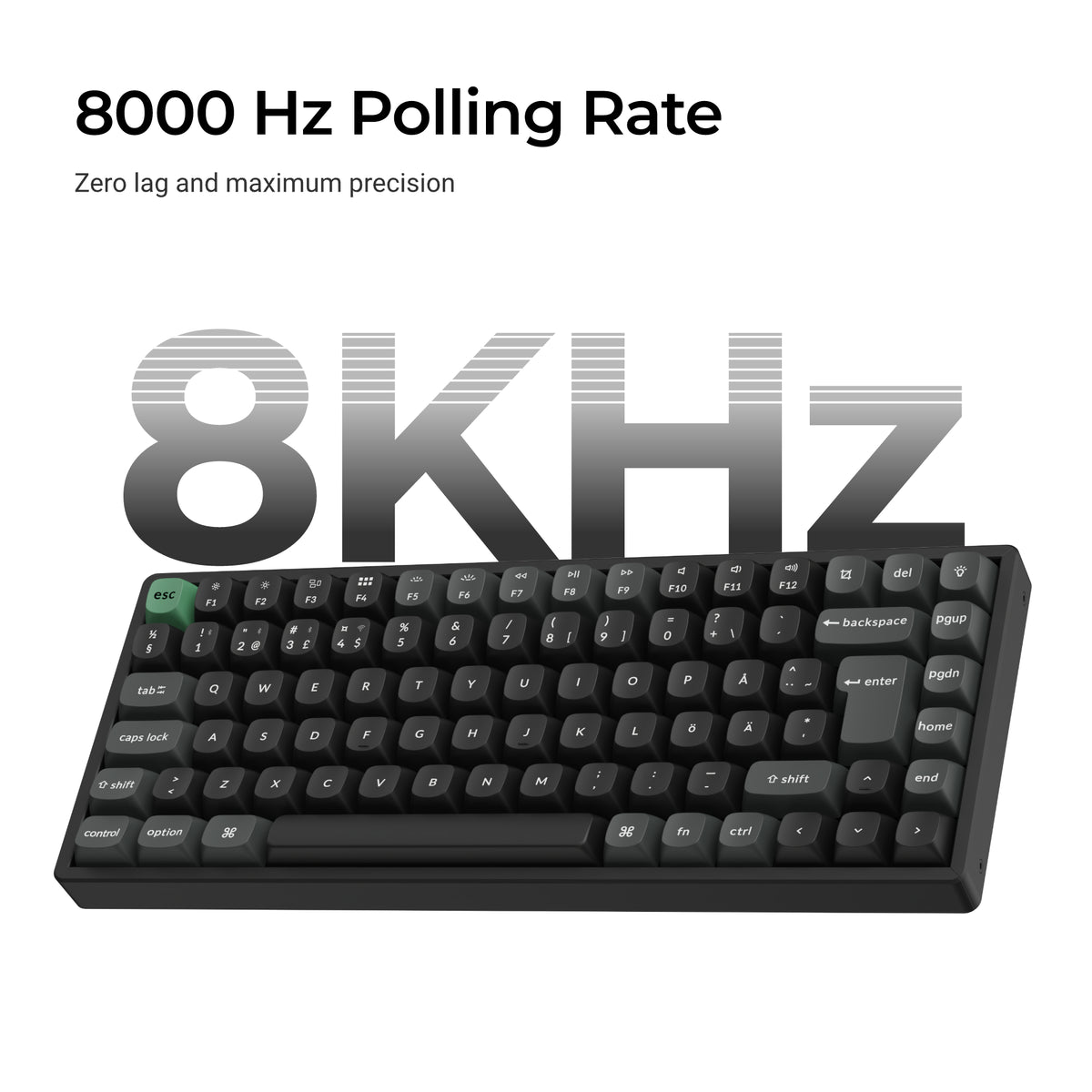 Keychron K2 Ultra 8K Wireless Custom Mechanical Keyboard