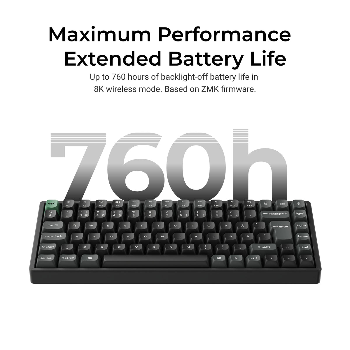 Keychron K2 Ultra 8K Wireless Custom Mechanical Keyboard