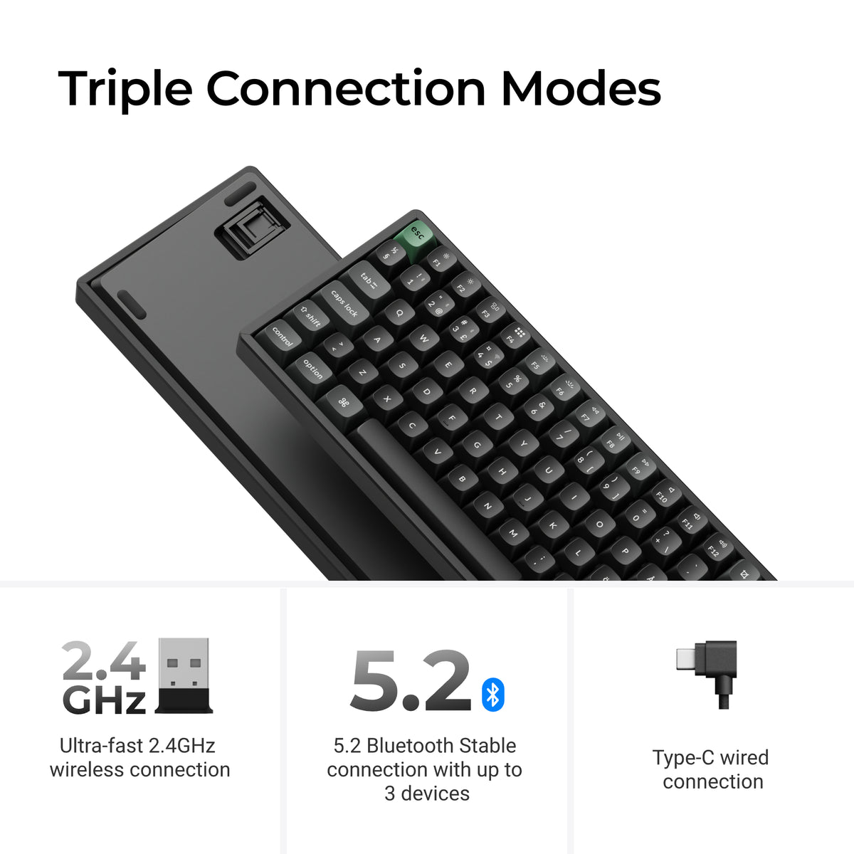 Keychron K2 Ultra 8K Wireless Custom Mechanical Keyboard