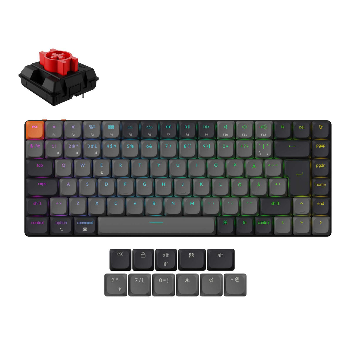 Keychron K3 QMK Wireless Mechanical Keyboard (ISO Layout) - Version 3