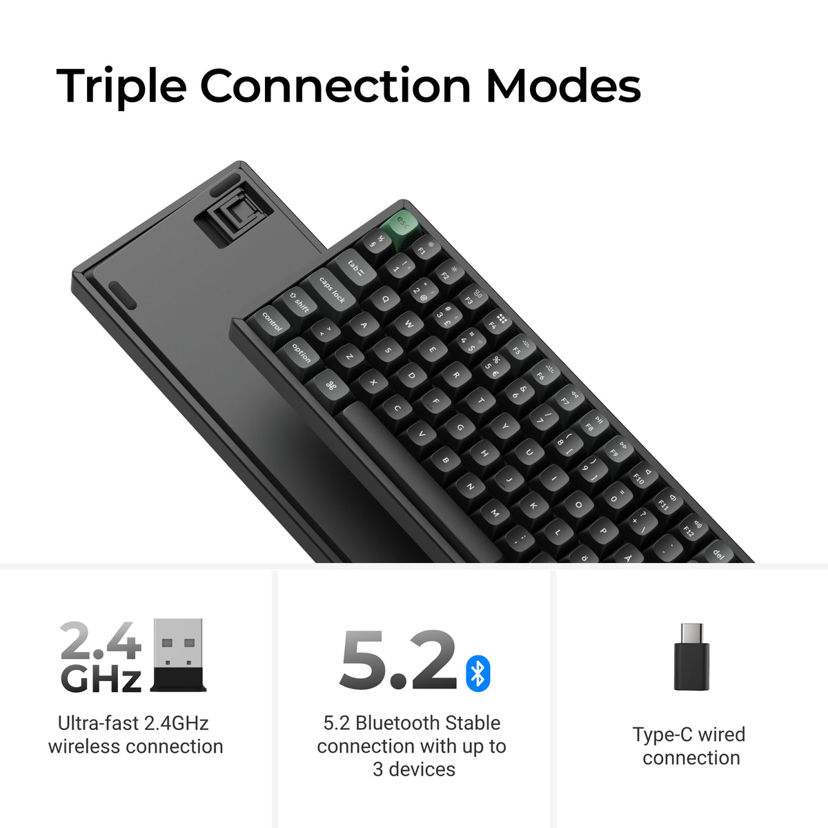 Keychron K4 Ultra 8K Wireless Custom Mechanical Keyboard