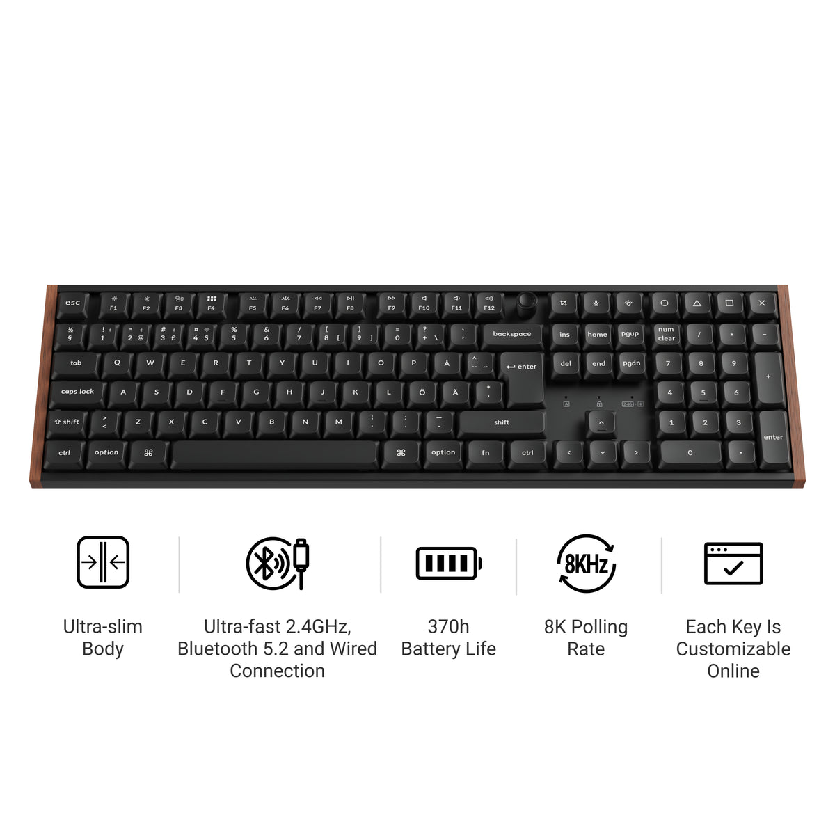 Keychron K5 Ultra SE 8K Wireless Custom Mechanical Keyboard
