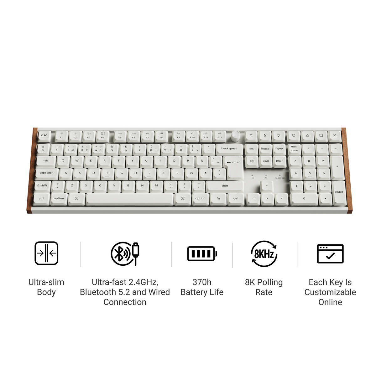 Keychron K5 Ultra SE 8K Wireless Custom Mechanical Keyboard