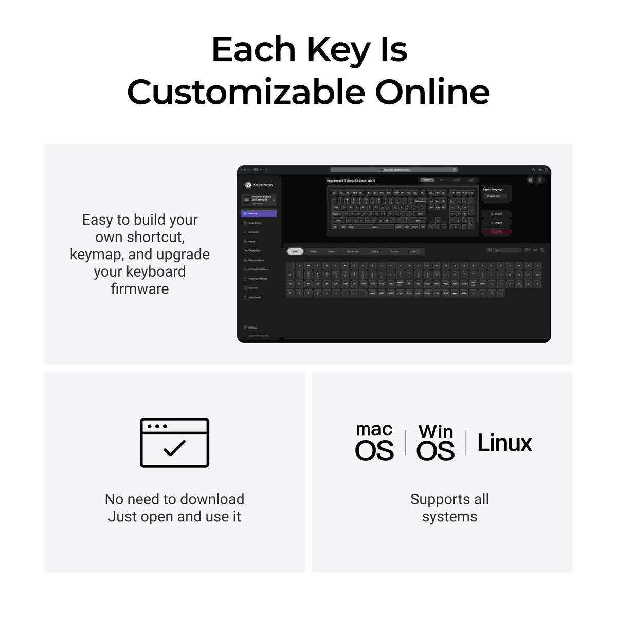 Keychron K5 Ultra SE 8K Wireless Custom Mechanical Keyboard