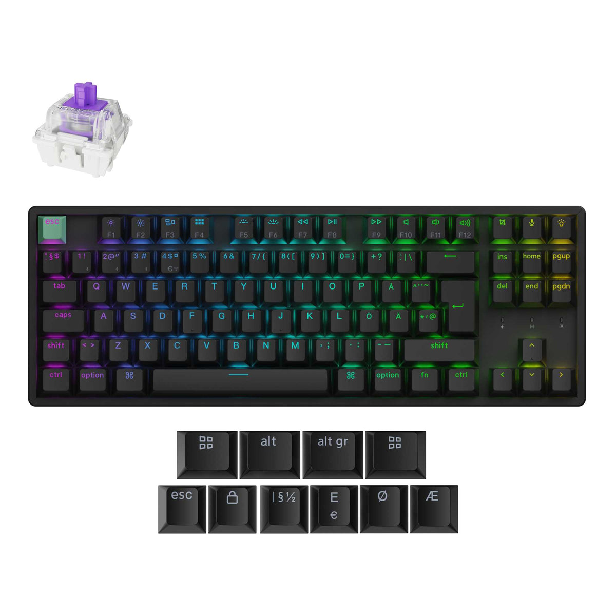 Keychron K8he Keychron K8 HE Wireless Magnetic Switch – Keychron Sweden