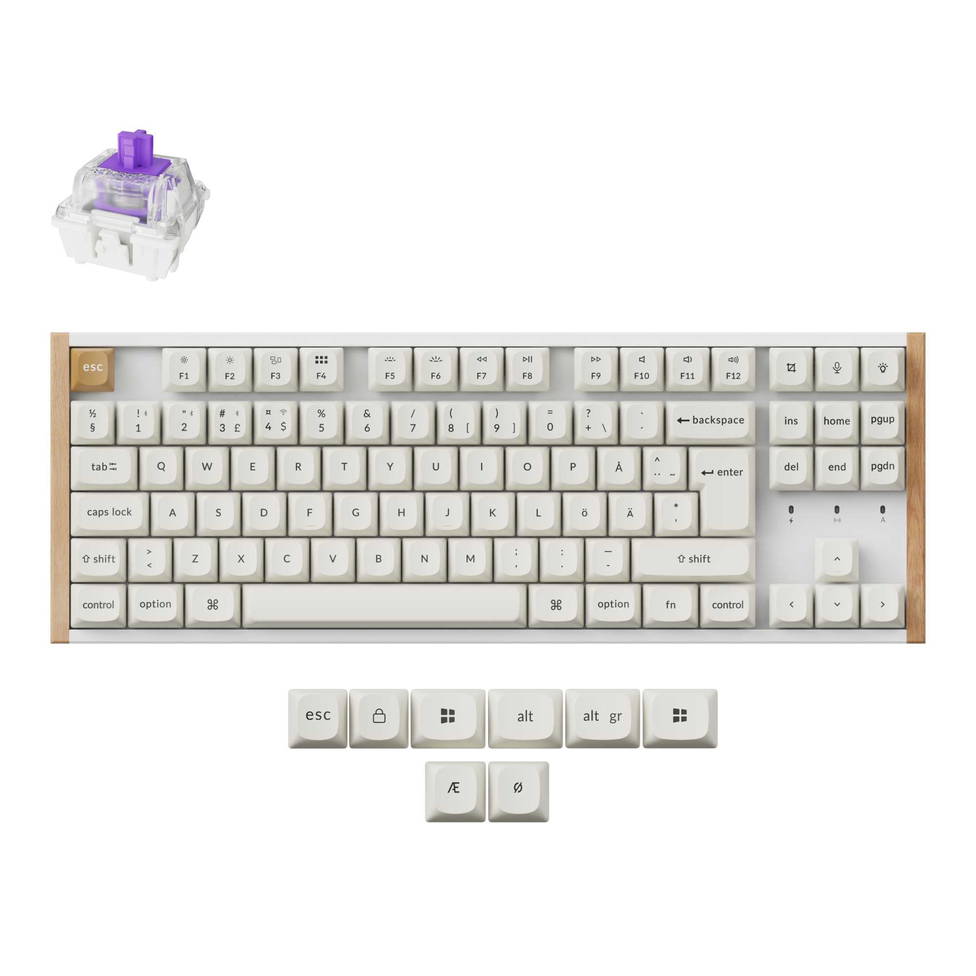 Keychron K8 HE Wireless Magnetic Switch – Keychron Sweden