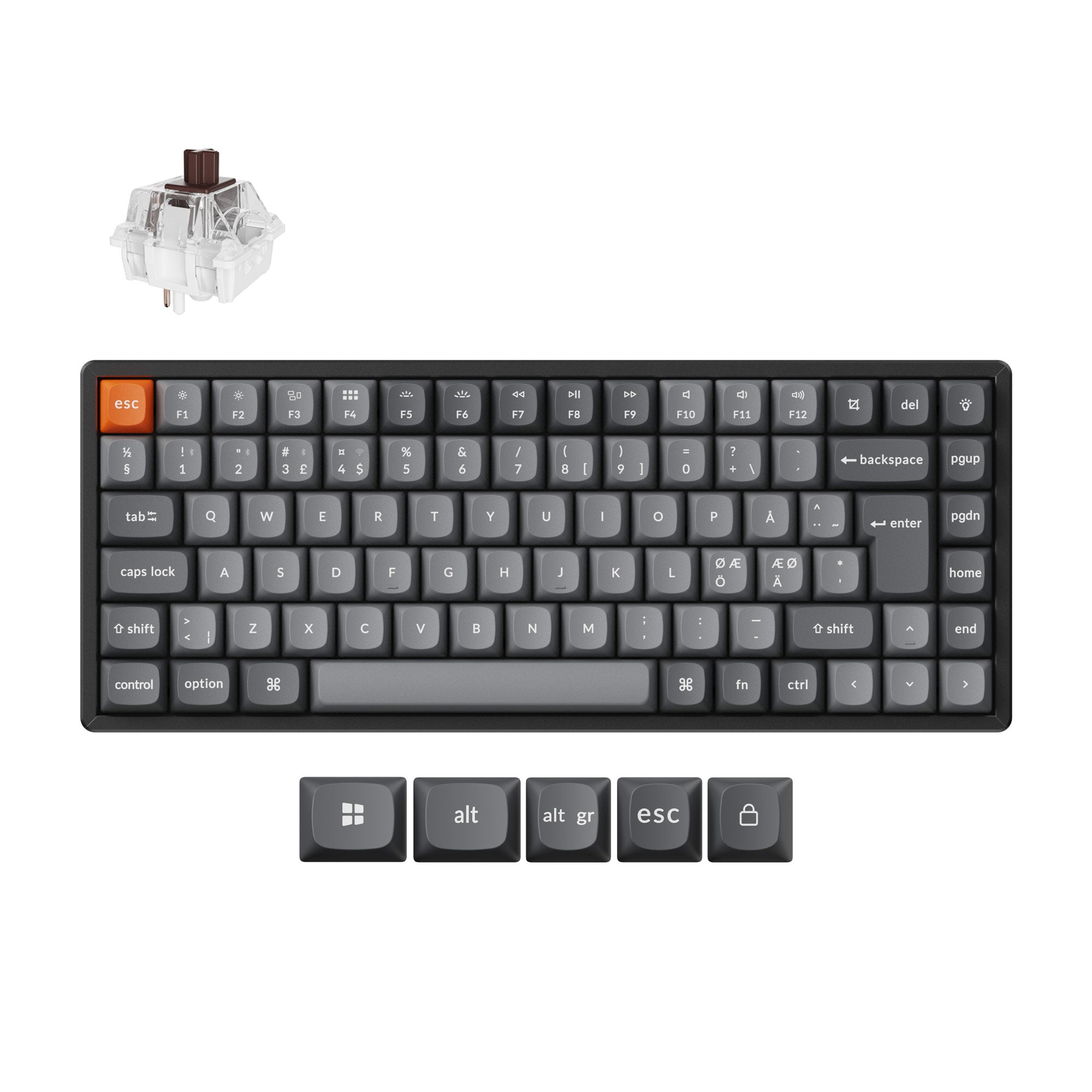 Keychron K2 Max QMK Wireless Mechanical Keyboard – Keychron Sweden