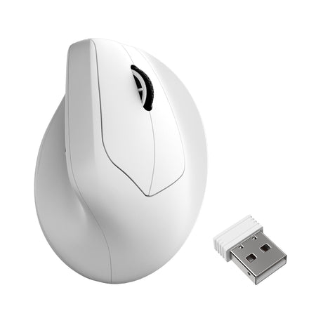Keychron M5 8K Wireless Ergonomic Mouse White Version