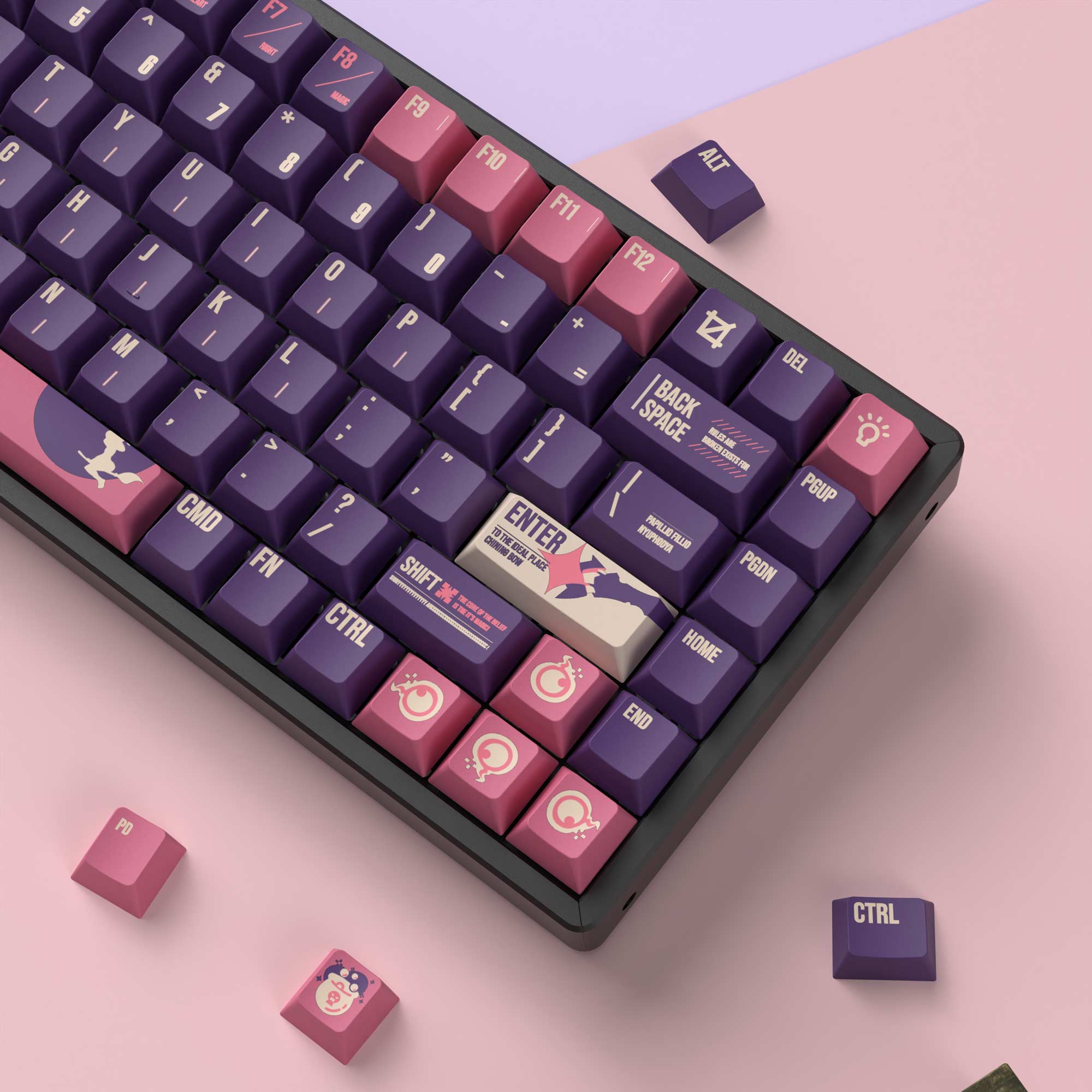 Lunar Witch - Cherry Profile Dye-Sub PBT Full Keycap Set