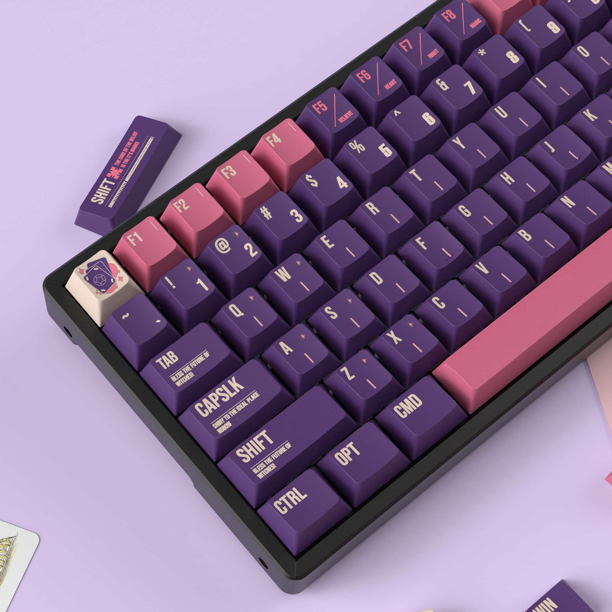 Lunar Witch - Cherry Profile Dye-Sub PBT Full Keycap Set