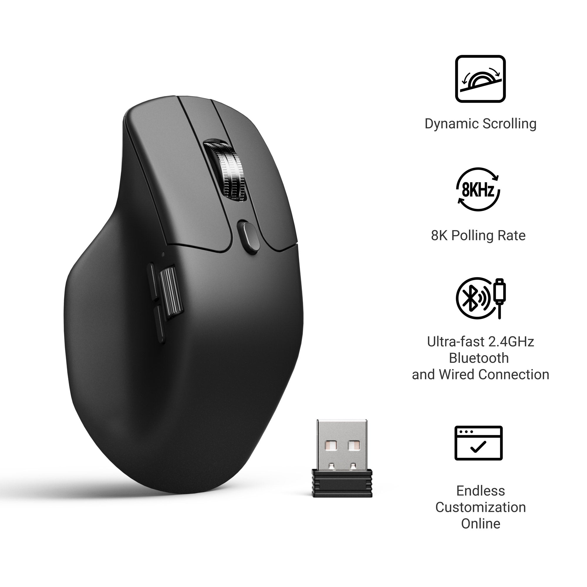 Keychron M6 Silent 8K Wireless Mouse
