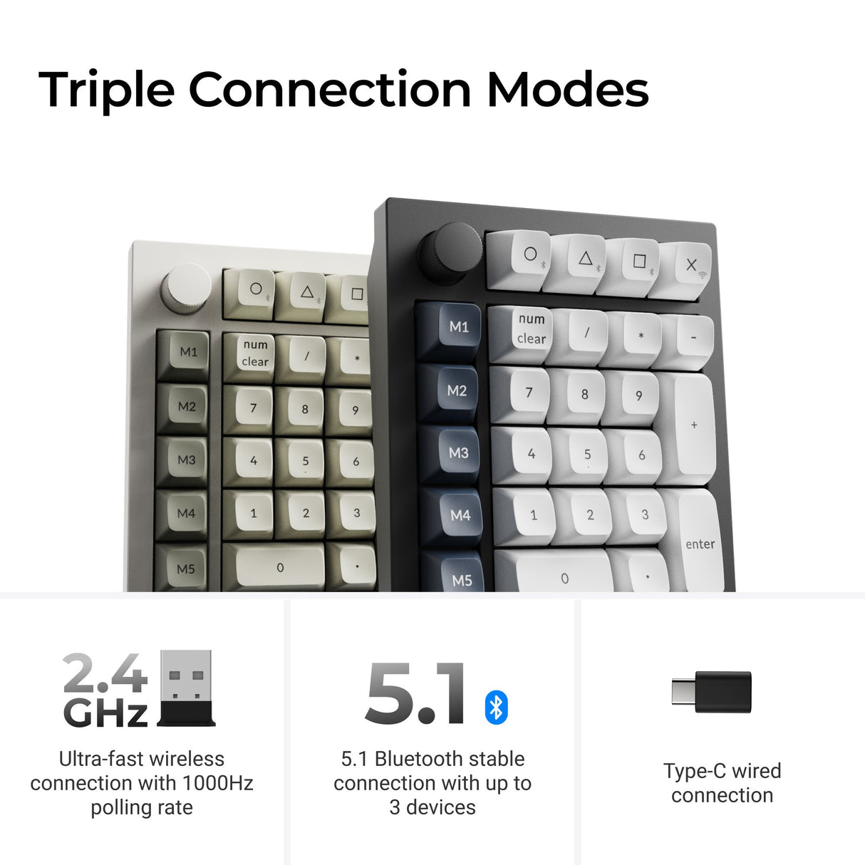 Keychron Q0 Max Triple Connection Modes