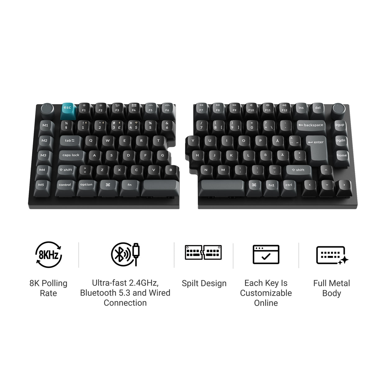 Keychron Q11 Ultra 8K Wireless Custom Mechanical Keyboard