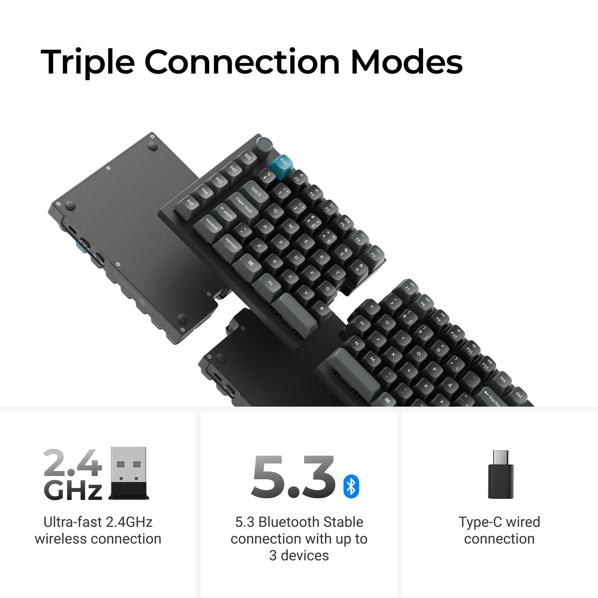 Keychron Q11 Ultra 8K Wireless Custom Mechanical Keyboard