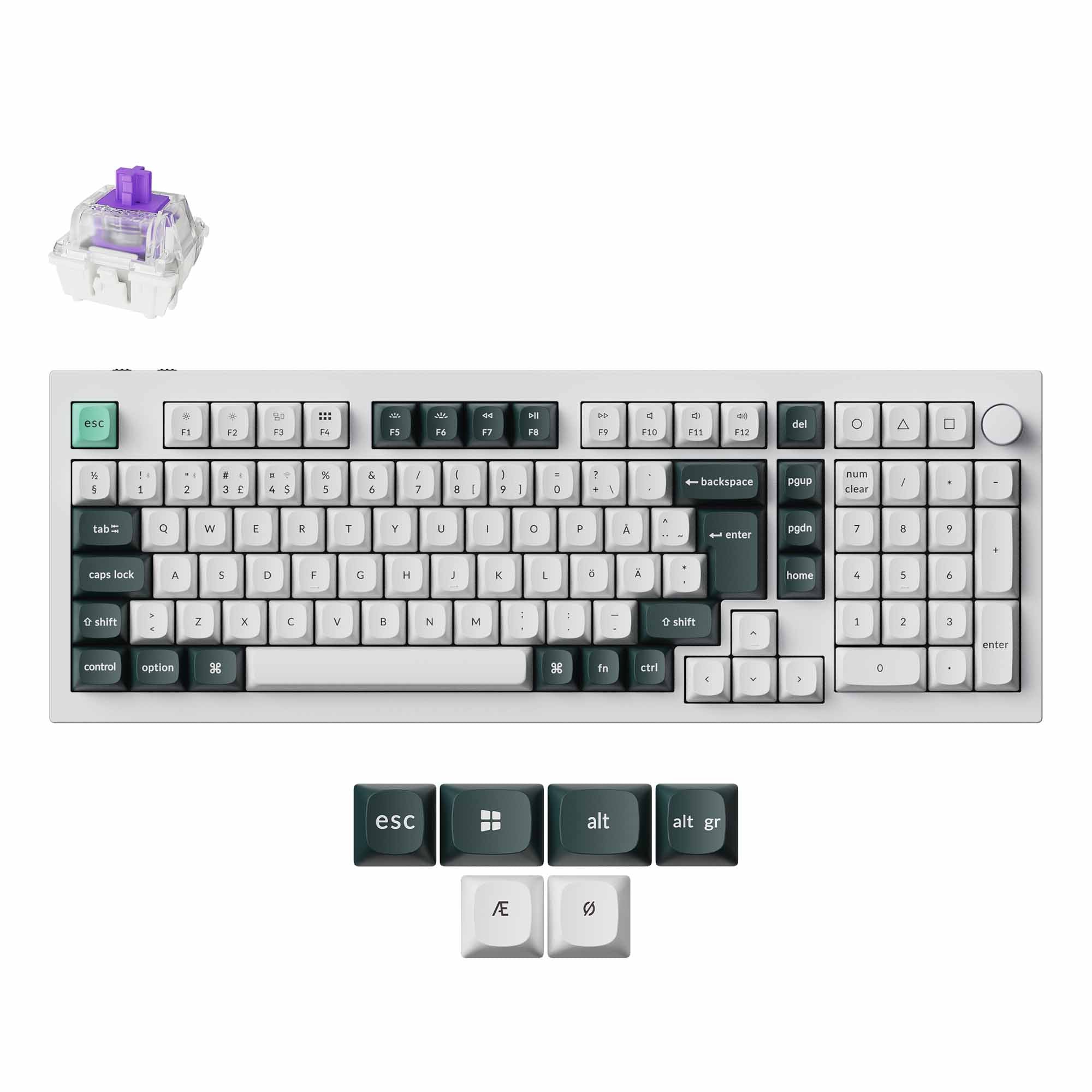 Keychron Q5 HE QMK Wireless Custom Magnetic Keyboard