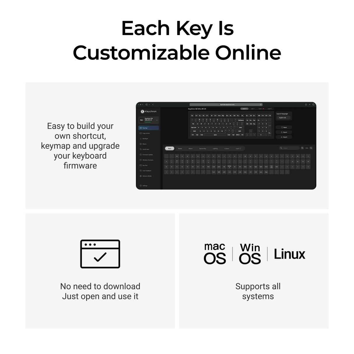 Keychron Q5 Ultra 8K Wireless Custom Mechanical Keyboard