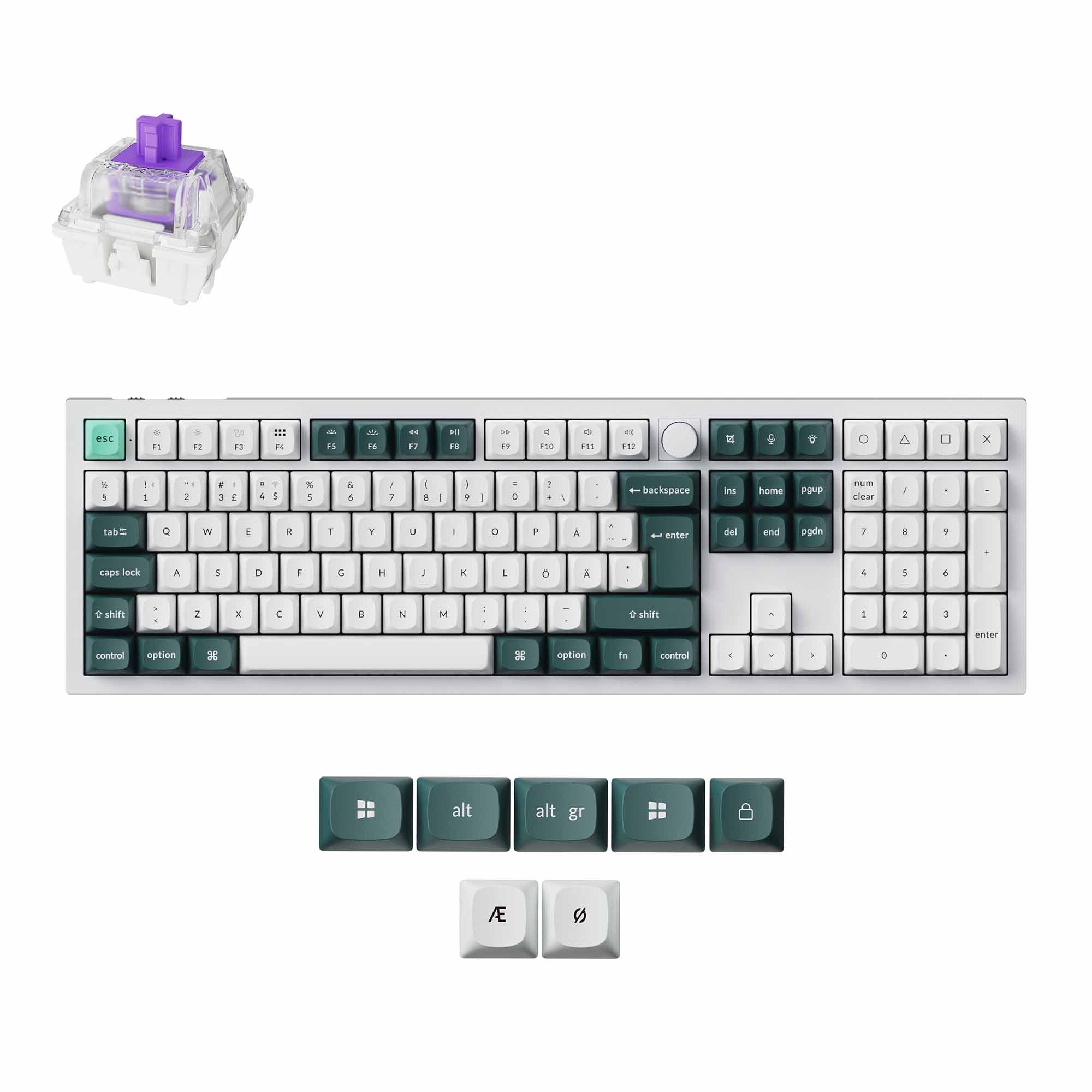 Keychron Q6 HE QMK Wireless Custom Magnetic Keyboard