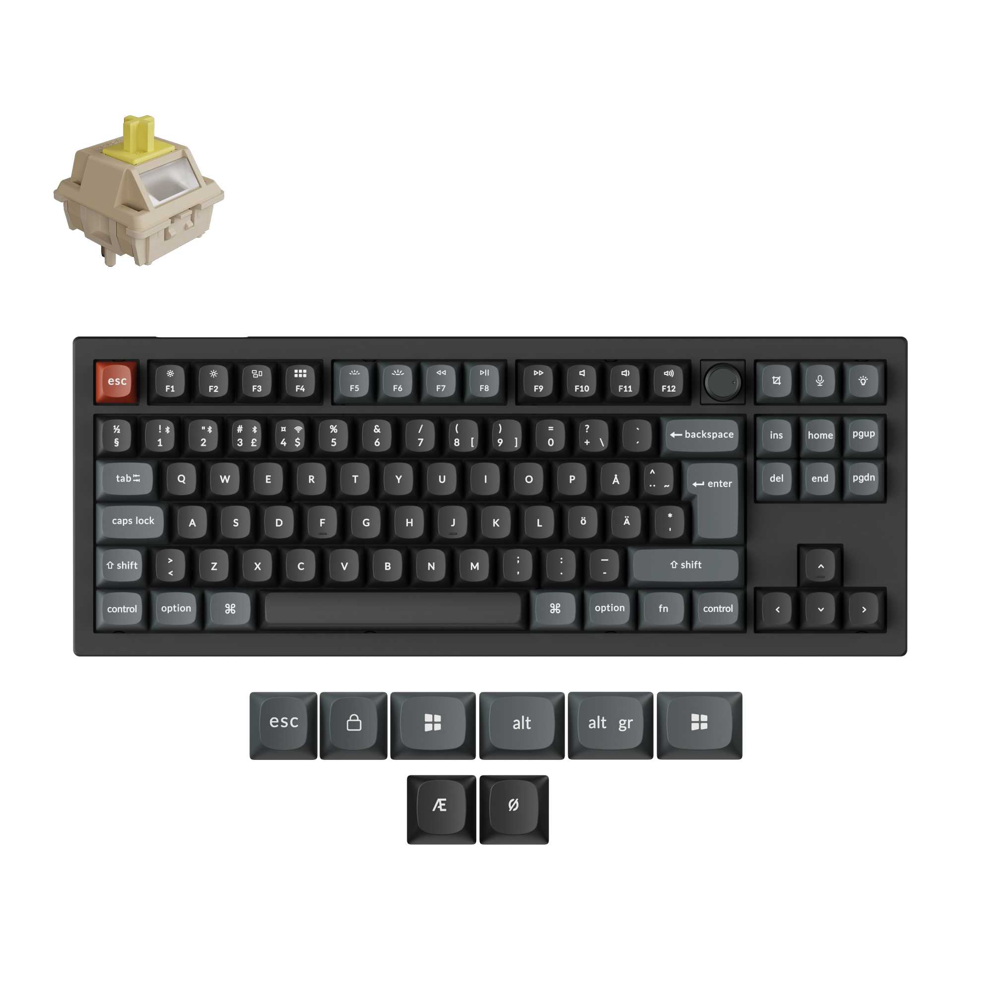 Keychron V3 Ultra 8K Wireless Custom Mechanical Keyboard